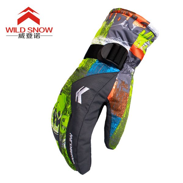 

wild snow women men ski gloves snowboard gloves snowmobile motorcycle riding winter windproof waterproof snow