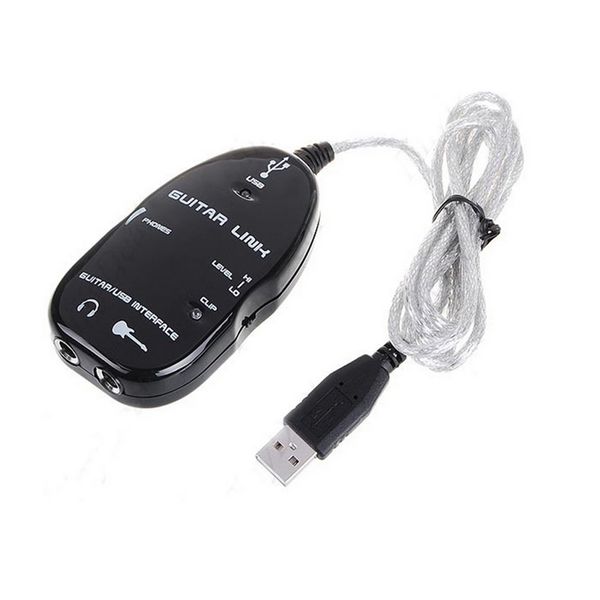 

guitar usb interface link cable audio adapter recording instrument device