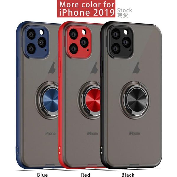 

1pcs fashion for iphone 6s 7 8 x xr xs 11 pro max fashion magnetic ring phone case anti-fall protection case