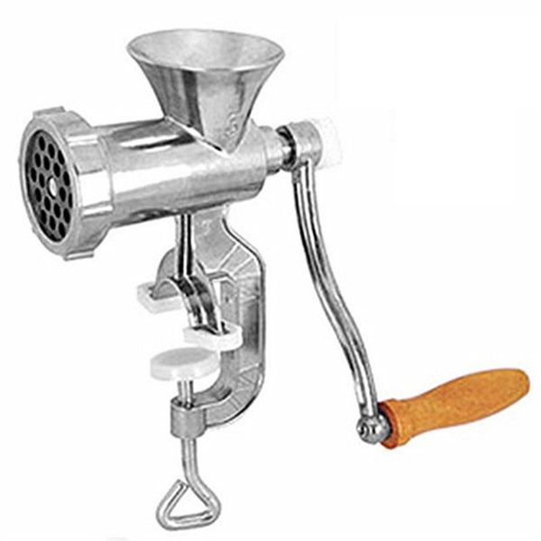 

beijaemi manual meat grinder grinding machine aluminum alloy home handheld pasta maker small sausage making machine