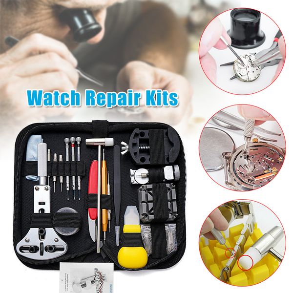 

151 pcs watch repair tool kit case opener link spring bar remover portable tool tn99