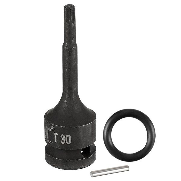 

uxcell 1/2-inch drive t30 torx bit impact socket, cr-mo steel