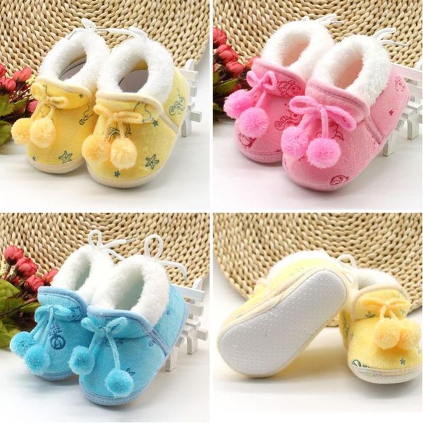 

baby shoes for newborns infant soft soled footwear walking shoes winter toddler keep warm print first walkers for babies