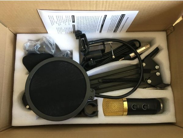 

bm 700 condenser microphone usb 3.5mm jack wired computer microphone for studio audio recording nb35