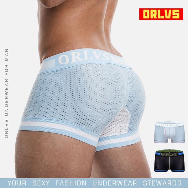

underpants men boxers male underwear solid shorts quick dry cueca tanga mesh sleepwear breathable, Black;white