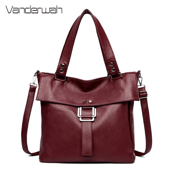 

casual ladies hand bags sets large capacity women handbag soft leather tote bag luxury handbags women bags designer 2020 sac