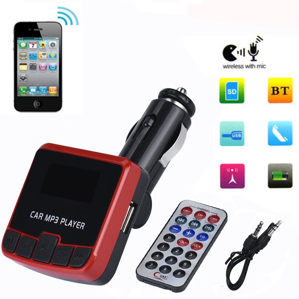 

wireless car kit mp3 player fm transmitter wireless radio adapter usb charger for lapphone mp3 #0518