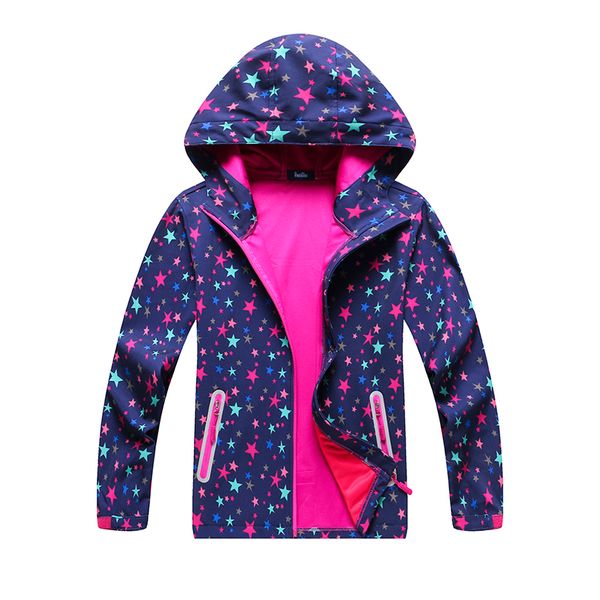 

водонепроницаемый эпикировка child tech coat теплый ребёнки soft shell куртки детские верхняя одежда детская ветровка для 5-14 лет, Blue;gray