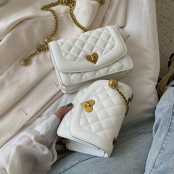 

lozenge pu leather crossbody bags for women contrast color shoulder messenger bag lady design handbags