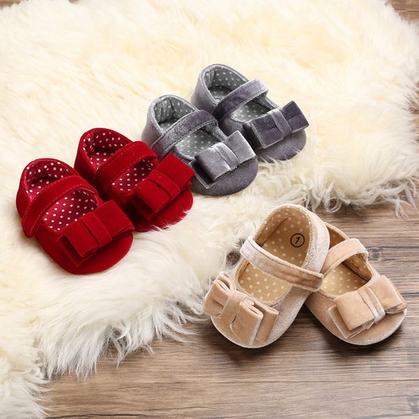 

baby's shoes 0-1-year-old summer autumn new style baby girls princess shoes rubber sole anti-slip toddler first walkers sh