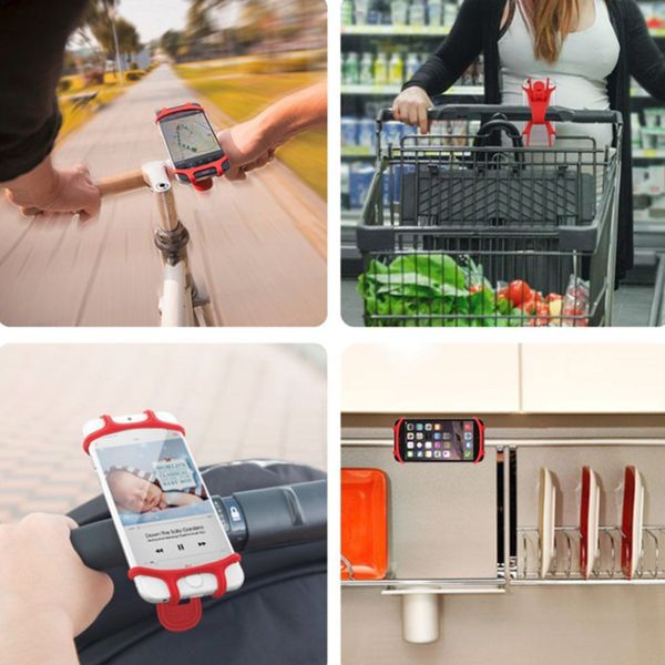

baby stroller accessories mobile phone holder rack universal 360 rotatable baby pram cart phone holder for iphone gps device