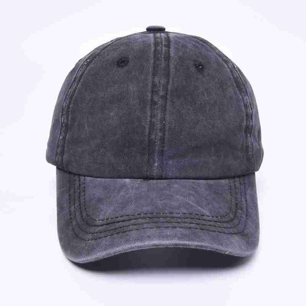 

myzoper 2019 fashion new adjustable solid color women horsetail baseball cap vintage casual tide summer hat cap, Blue;gray