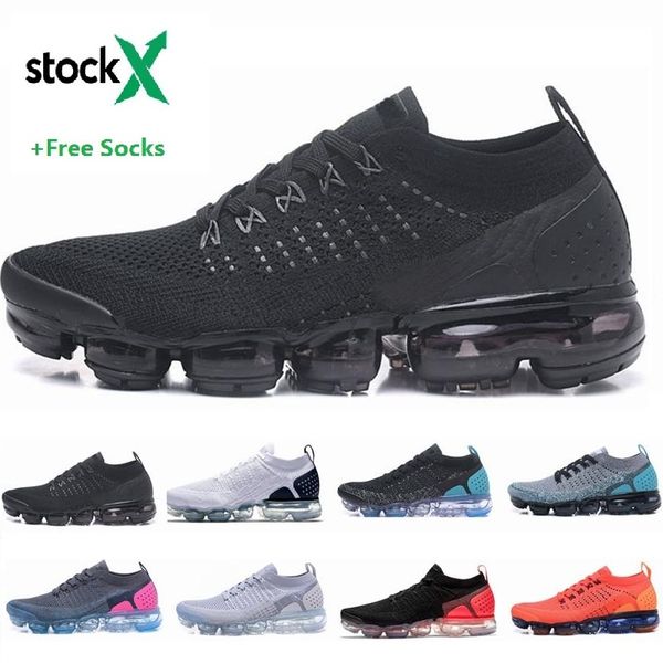 

stock x knit 2.0 fly 1.0 running shoes men women bhm red orbit metallic gold triple black runner designer sneakers trainers 36-45