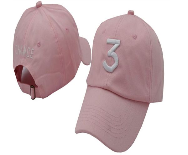 

wholesale- 2016 popular chance the rapper 3 hat cap black letter embroidery baseball cap hip hop streetwear skateboard snapback sun hats, Black;white