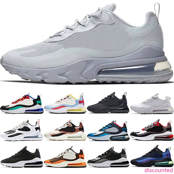

react men women running shoes bauhaus triple white black optical grey red gold royal blue void fashion mens trainer sport sneaker size 36-45
