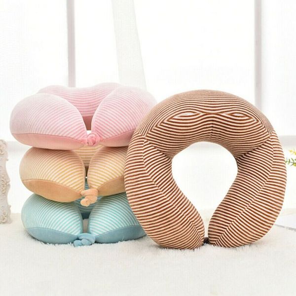 

Memory Foam Travel Neck Pillow U shaped Soft Head Car Flight Office Rest Head Support Cushion hot sale