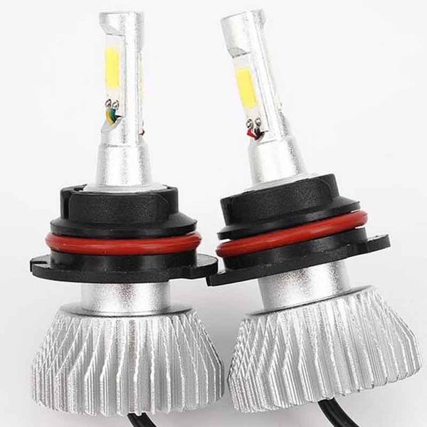 

2pcs 9007 led car headlight headlamp fog light conversion light bulb 60w