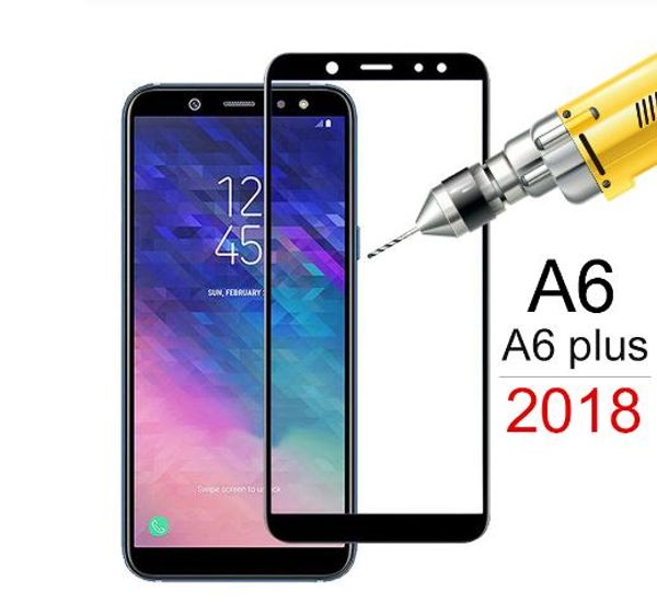 

tempered glass for samsung galaxy a6 2018 a6plus a600f screen protector on the for samsung a6 plus a6+ a 6 protective film cover