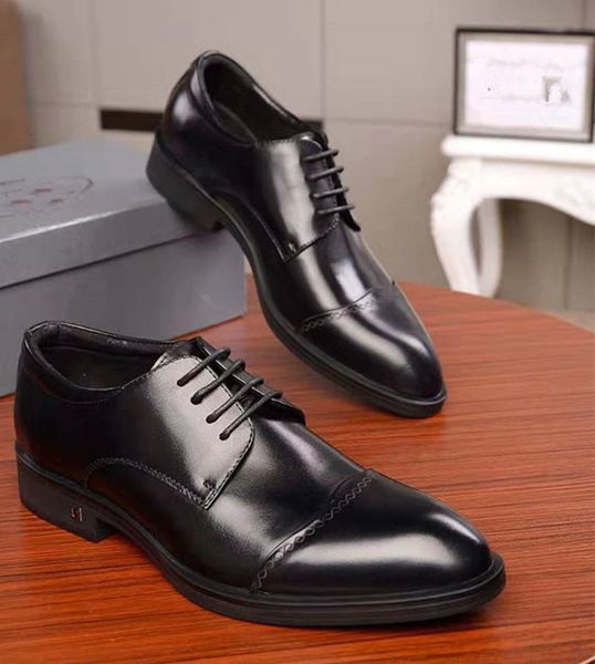 

sanjietou leather shoes, men's casual men round head with men's in british business dress mens dressing shoes men's dress sho, Black