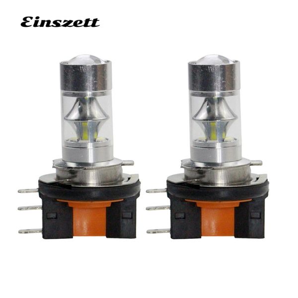 

2pcs h15 led fog light high power 12v 12smd 2835 12w bright white led headlight bulb drl driving lights car accessories