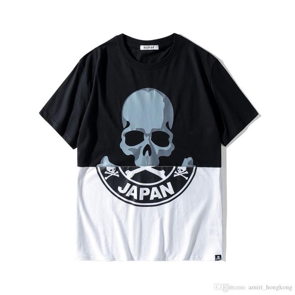 

nph дизайнерские рубашки черный белый от хлопка роскошные классические граффити печати пары с топ дизайнер футболки тенденция европейская ве, White;black