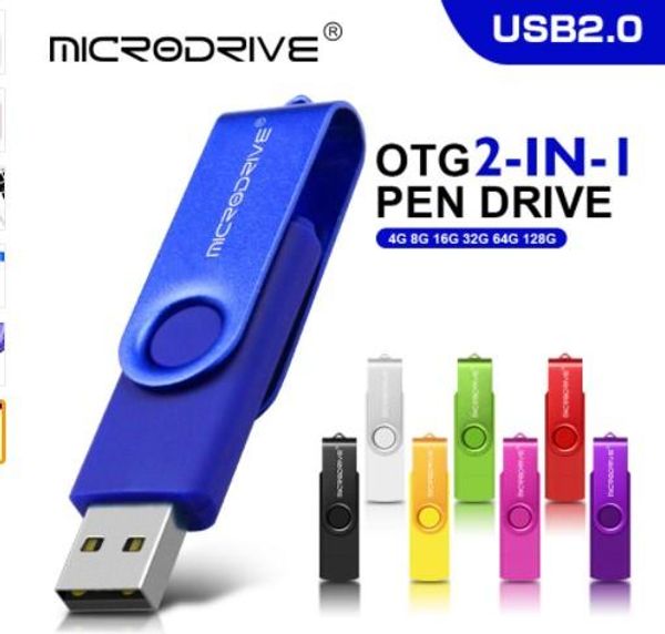 

factory price usb flash drive 2019 cle usb 2.0 stick 64g otg pen drive smartphone pendrive 4g 8g 16g 32g 128g storage devices for gift