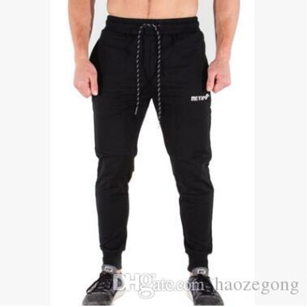 

2019 casual clothing jogger pants men fitness bodybuilding pants for runners autumn male sweat trousers britches with plus size