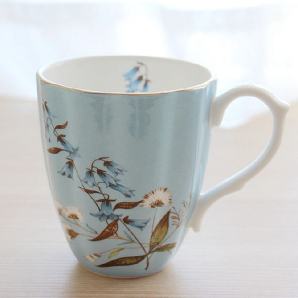 

bone china mug large capacity home breakfast cup continental coffee cup ceramic cup multicolor 15 colors optional r64774