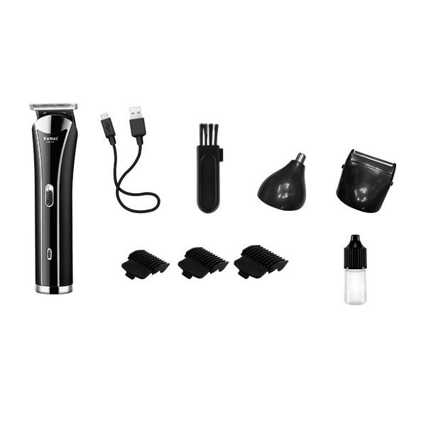 

kemei rechargeable hair clipper barber haircut cutter hair and ear hair trimmer trimmer for men mdqeb