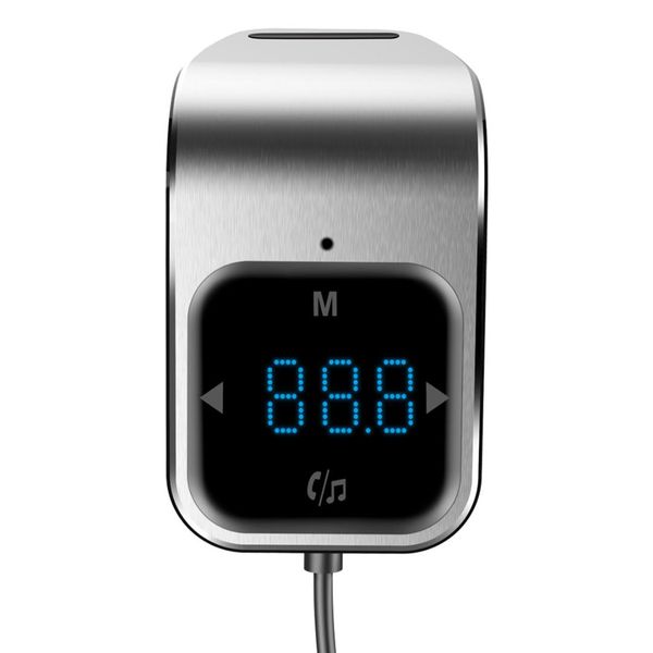 

12v 24v wireless bluetooth fm transmitter radio car kit mp3 music player dual usb charger touch control