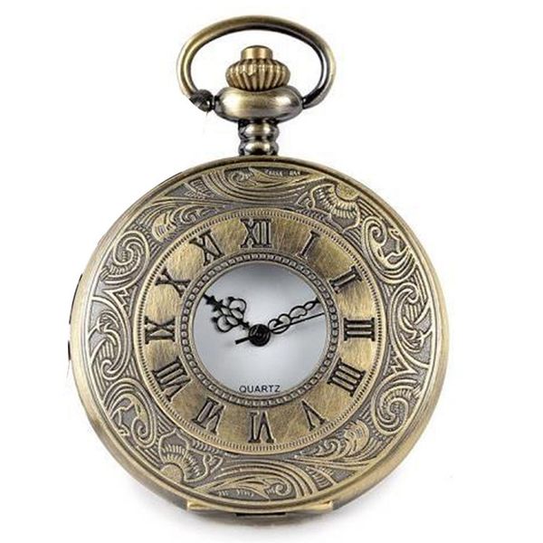 

vintage big pocket watch roman cloud pocket watch classic pattern pocket watch european and american necklace new roman big, Slivery;golden