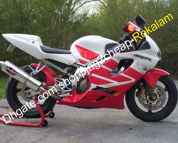 Para Honda CBR600 F4I Motorcycle 2001 2002 2003 CBR600F4I CBR 600 Motocicleta Red White Abs Fairing 01 02 03 (moldagem por injeção)