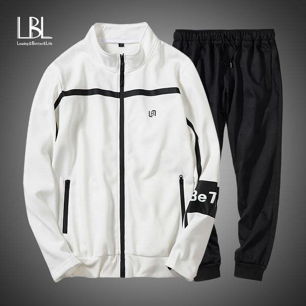 

gyms men's sets 2018 fashion sportswear tracksuits sets men's gyms hoodies+pants casual outwear suits chandal hombre completo, Gray