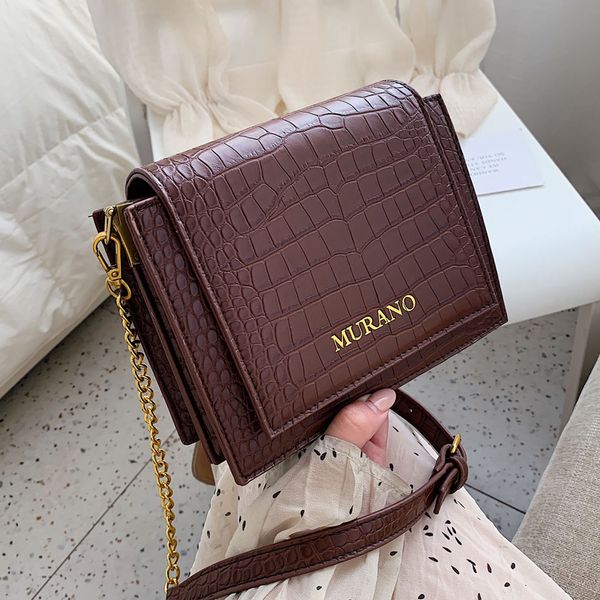 

2019 плеча ремень малого плеча сумка lady цепи сумка камень шаблон pu кожа crossbody сумка для женщин
