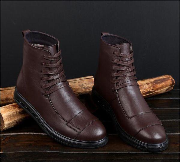

new motorcycles racing boots men's boots genuine leather waterproof big size four seasons motorcycle shoes high quality