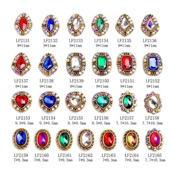 

10pcs/lot 3d flat bottom love heart nail art decorations stones rhinestones gems metal nails accessories diy nail jewelry charms, Silver;gold