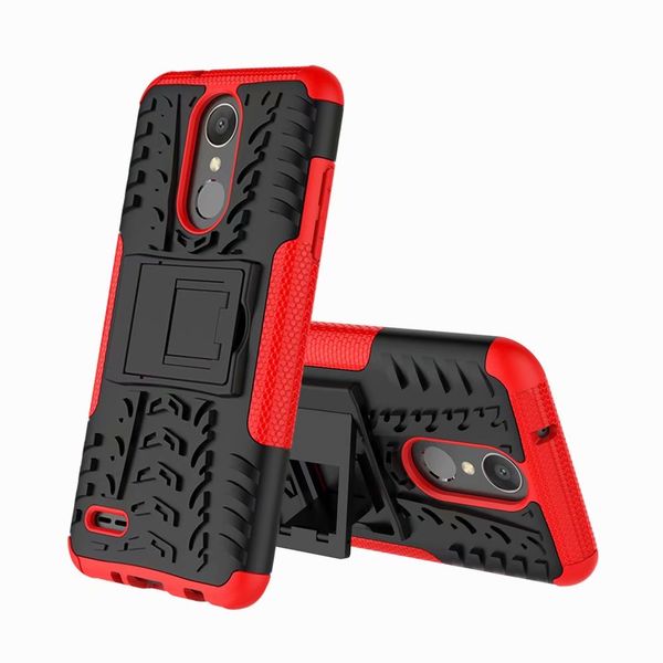 

Для LG Aristo 2 Case Stand Прочный Combo Гибридные Доспех кронштейн Impact Кобура Защитная крышк