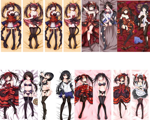 

anime date a live characters girl tokisaki kurumi nightmare otaku dakimakura pillow cover hugging body pillowcase pillow case