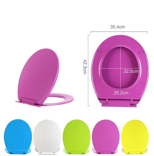 

color toilet lid thickening toilet