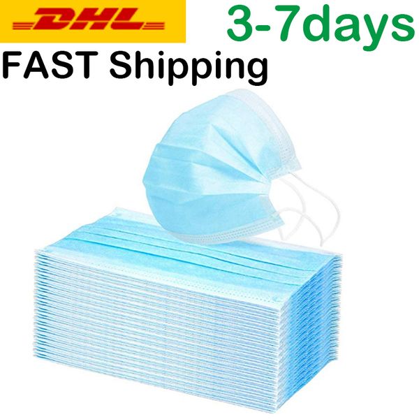 

DHL доставка одноразовая маска нетканая защитная маска пылевой фильтр безопасность 3 слоя рот MaskvProof ffp3 ffp2