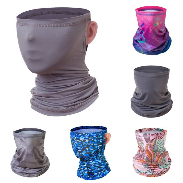 

8e1mi shipping sport motorcycle bicycle fishing scarf bandanas with safety filters shield face mask headband headwear ring scarf neck, Black