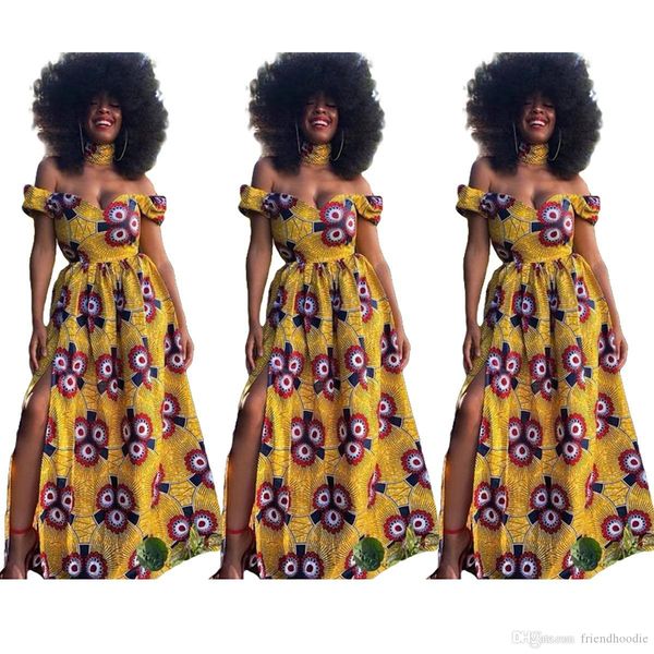 

bohemian printed dresses for women summer backless slash neck luxury designer clothing fresh sweet dresses, Black;gray