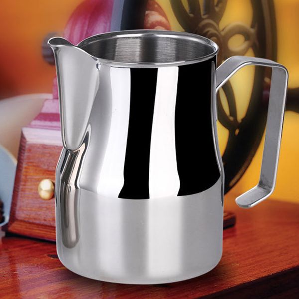 

latte stainless steel barista pitcher frothing jug coffee milk drinks craft