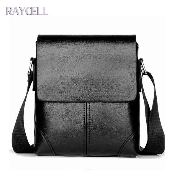 

leather men bag casual business messenger bag for vintage men's crossbody fashion desinger male shoulder bags