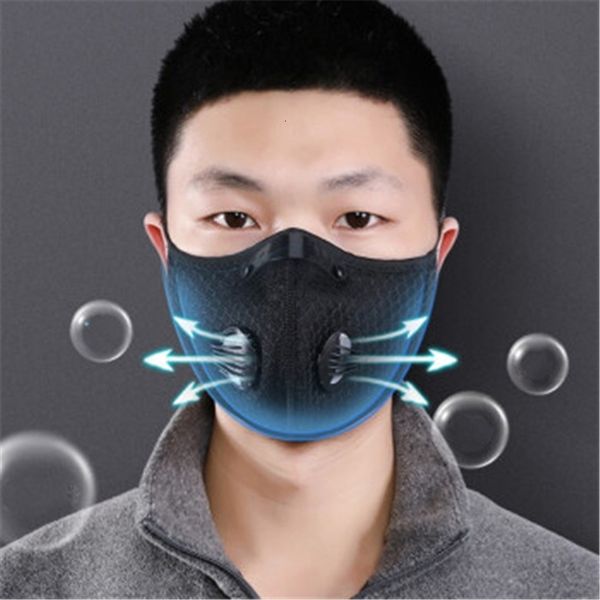 

dhl shipface 5 outdoor layer pm 2.5 dustproof core replacement mask only qafrml, Black
