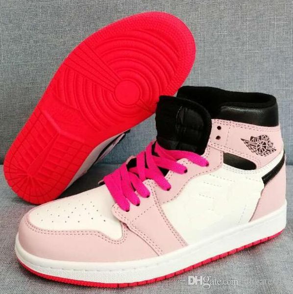 

womens 1s basketball shoes retro aj 1 pink dj khaled wolf cement j1 kids jumpman i sneakers boots 36-40 00