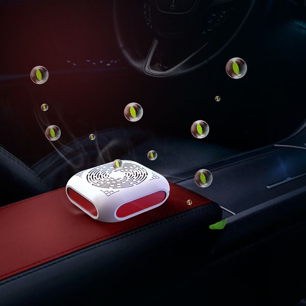 

2pc car air purifier cleaner freshener with filter pm2.5 formaldehyde smoke odor bacteria removal anion auto interior accessory