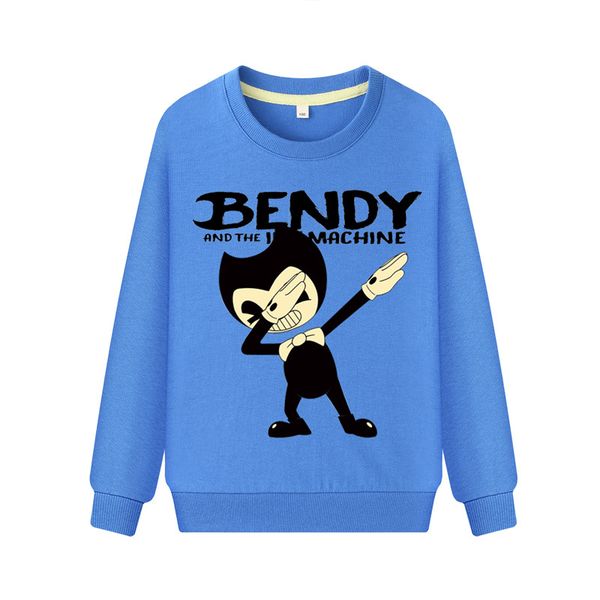 

kids children spring autumn bendy hoodies christmas sweater clothing full sleeve pullover sports boys girls costume, Blue;gray