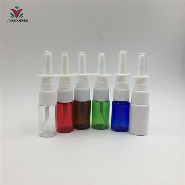 

1000pcs 10ml pet muti-color medical nasal mist atomizer spray bottle