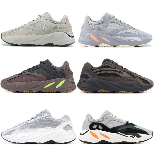 

Salt INERTIA 700 Kanye West Wave Runner Static 3M Reflective Mauve Solid Grey Sports Running Shoes Men Women Sports Sneaker Shoes size 36-46